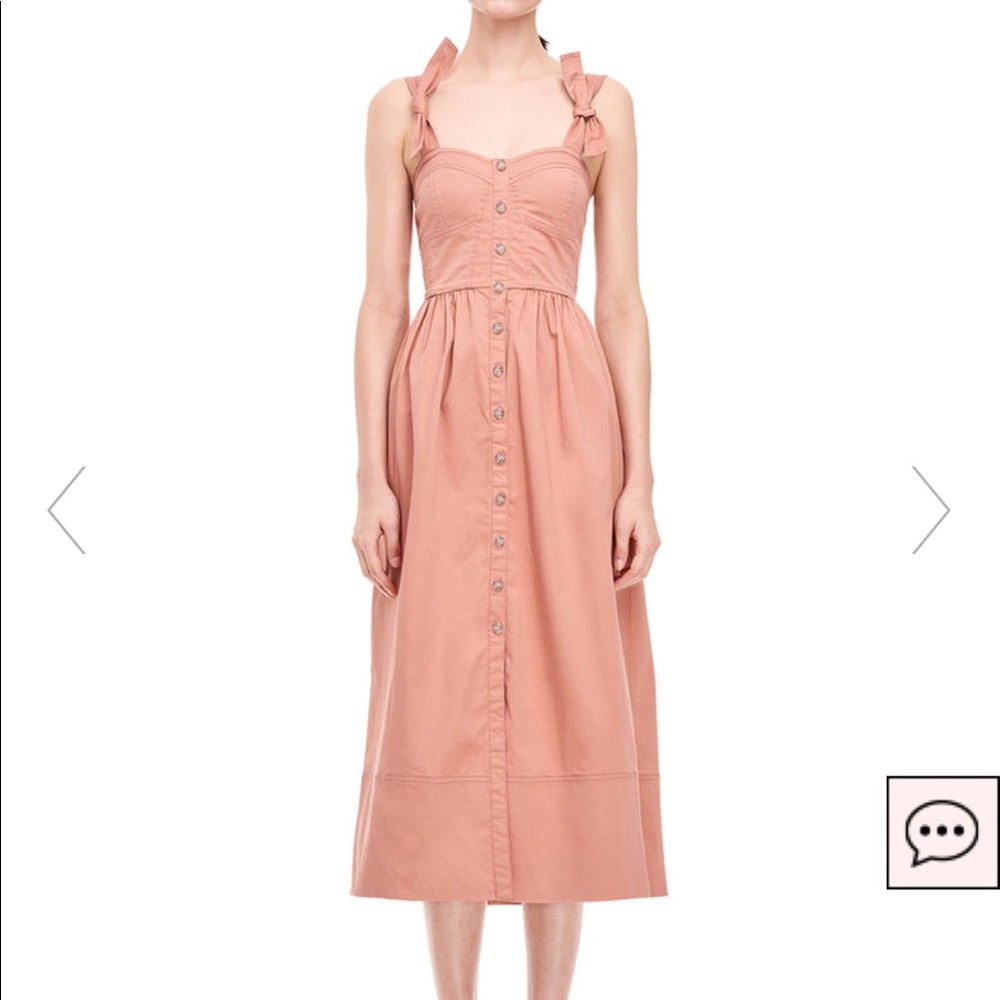 Rebecca Taylor Cotton Midi Dress